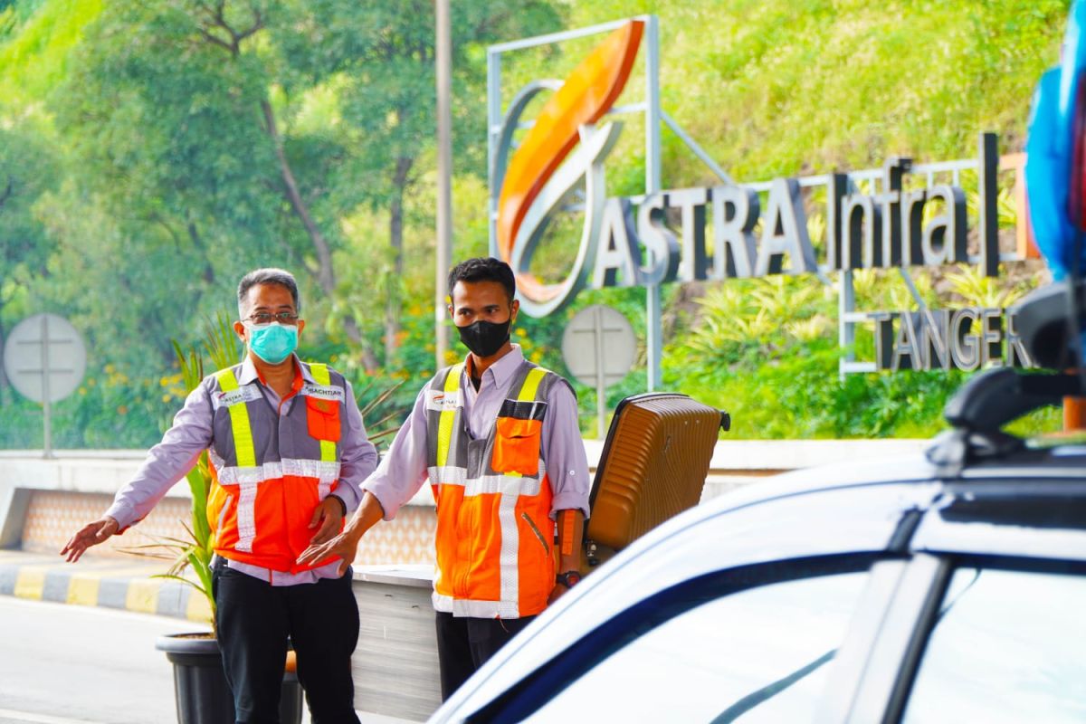 Astra Infra bersama kepolisian menerapkan rekayasa lalu lintas