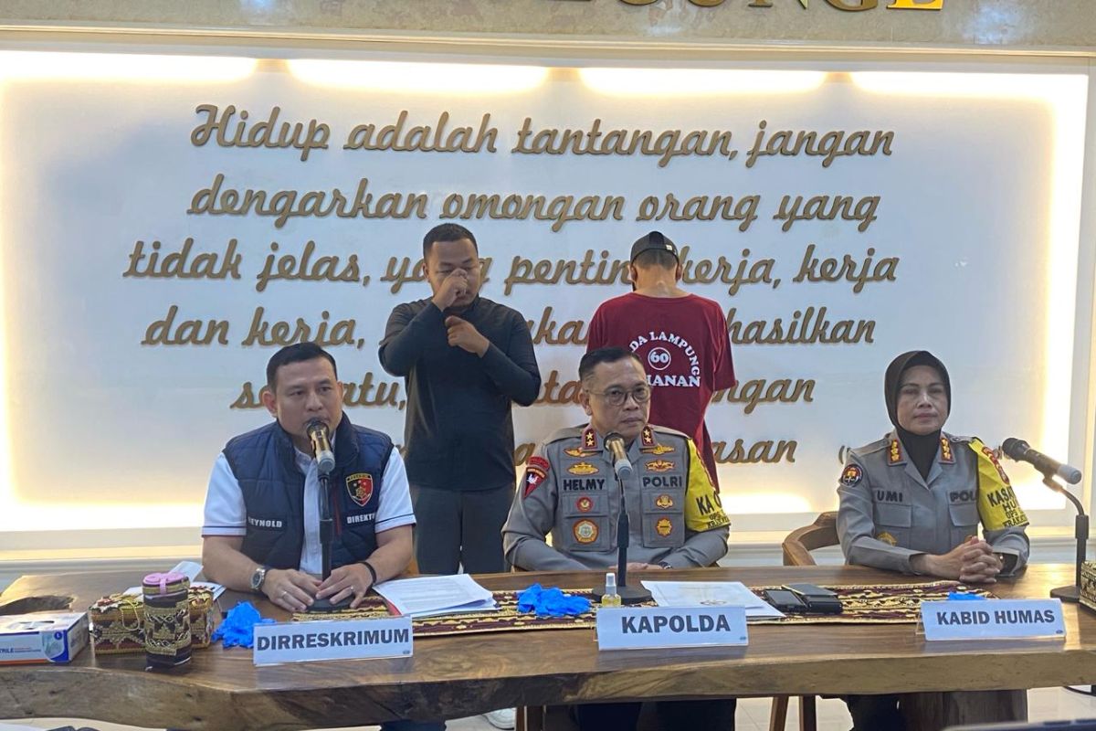 Polisi tangkap seorang terduga terlibat penembakan depan Mapolda Lampung