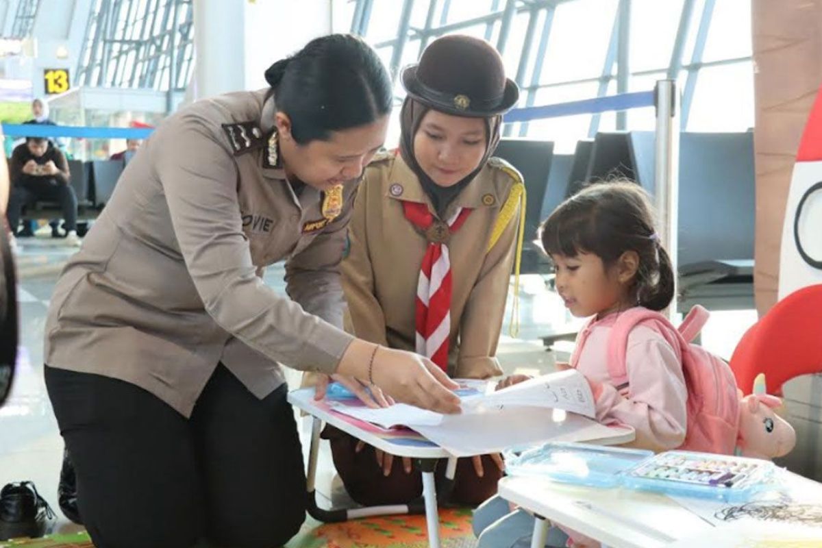 Polres Bandara Soetta hadirkan Pos Ramah Ibu dan Anak saat arus mudik