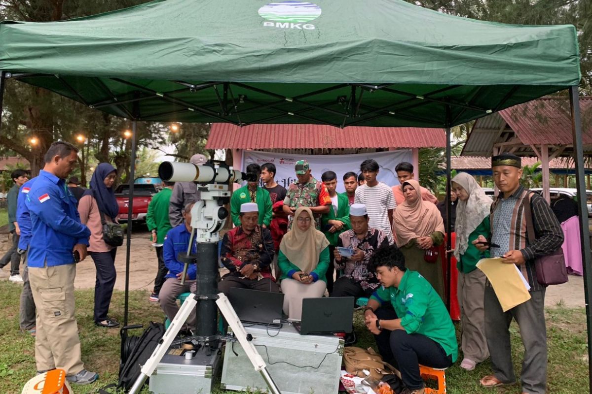 BMKG Medan amati hilal 1 Syawal pada dua titik di Sumatera Utara