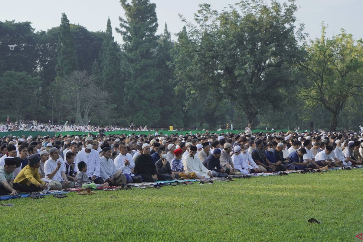 Kebun Raya Bogor gelar shalat Idul Fitri 1445 Hijriah di area Reinwardt