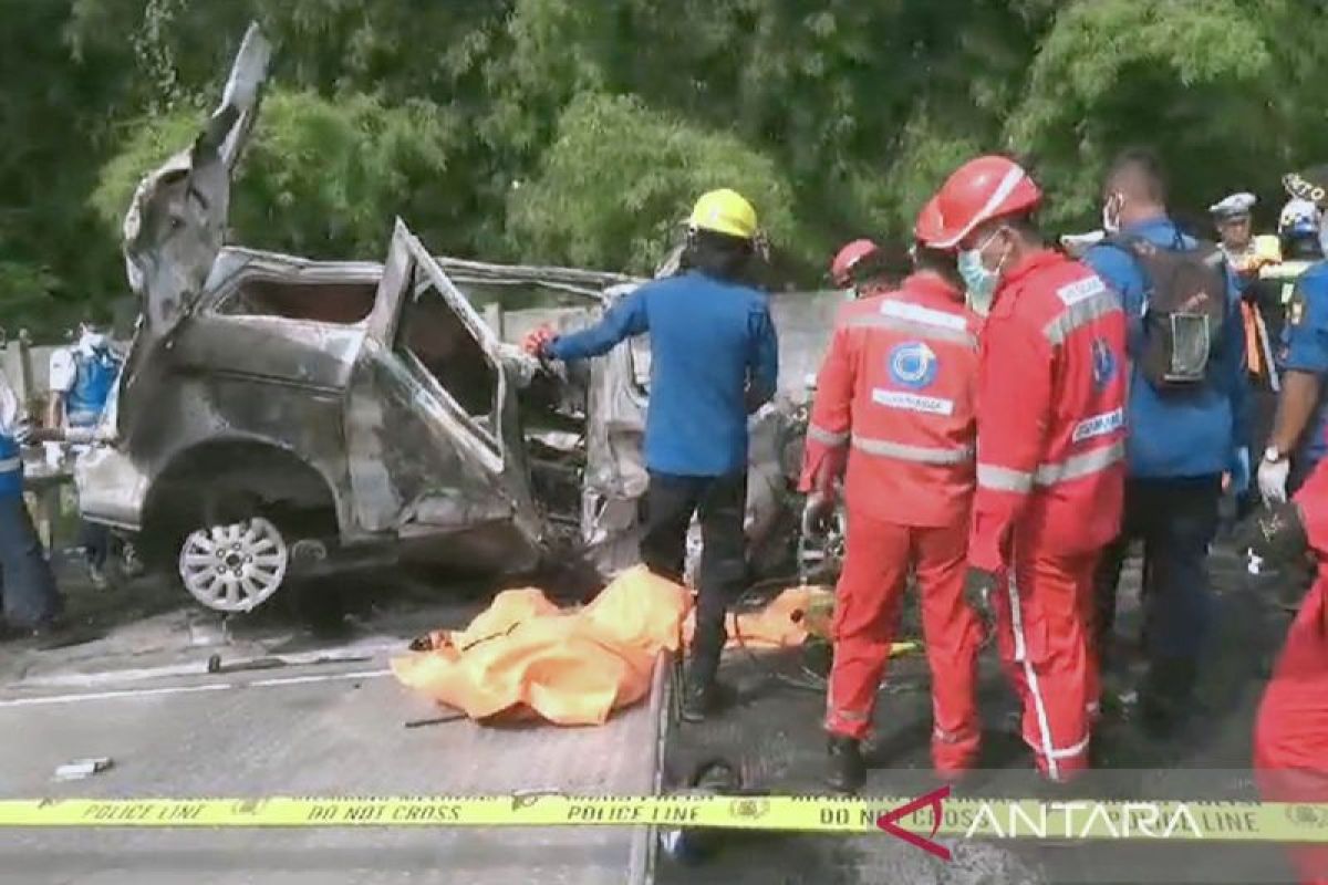 Sembilan orang dilaporkan meninggal dalam kecelakaan di KM 58