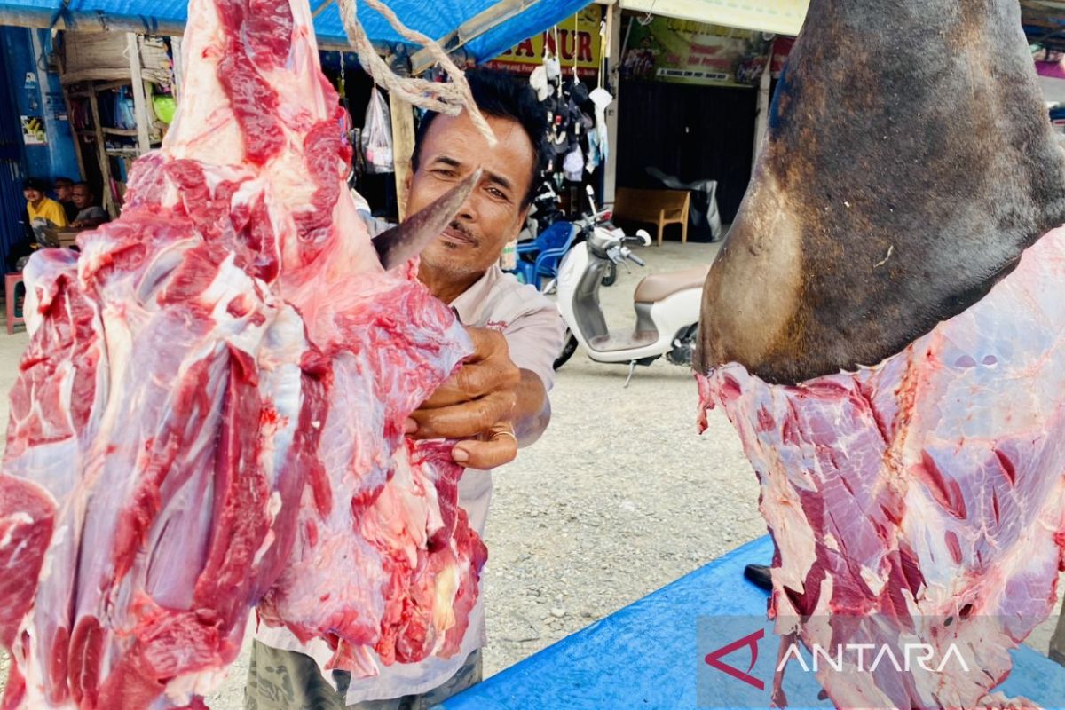 Harga daging di Nagan Raya naik