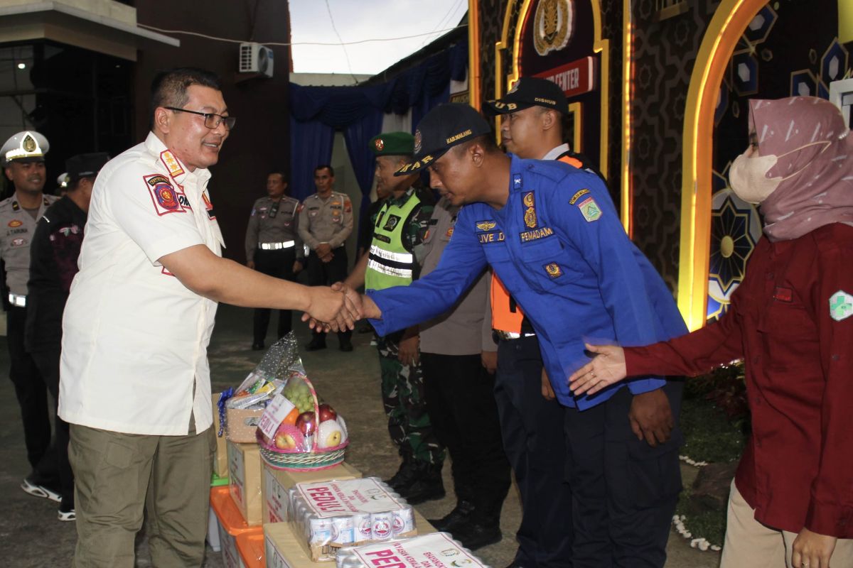 Forkopimda Kabupaten Malang cek kesiapan personel jelang Lebaran