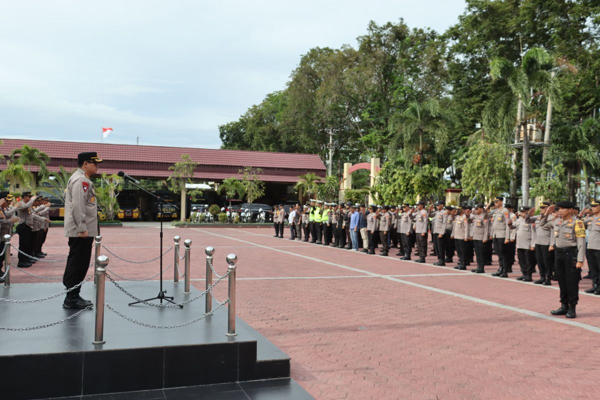 Polresta Palu kerahkan sebanyak 300 personel amankan malam takbiran