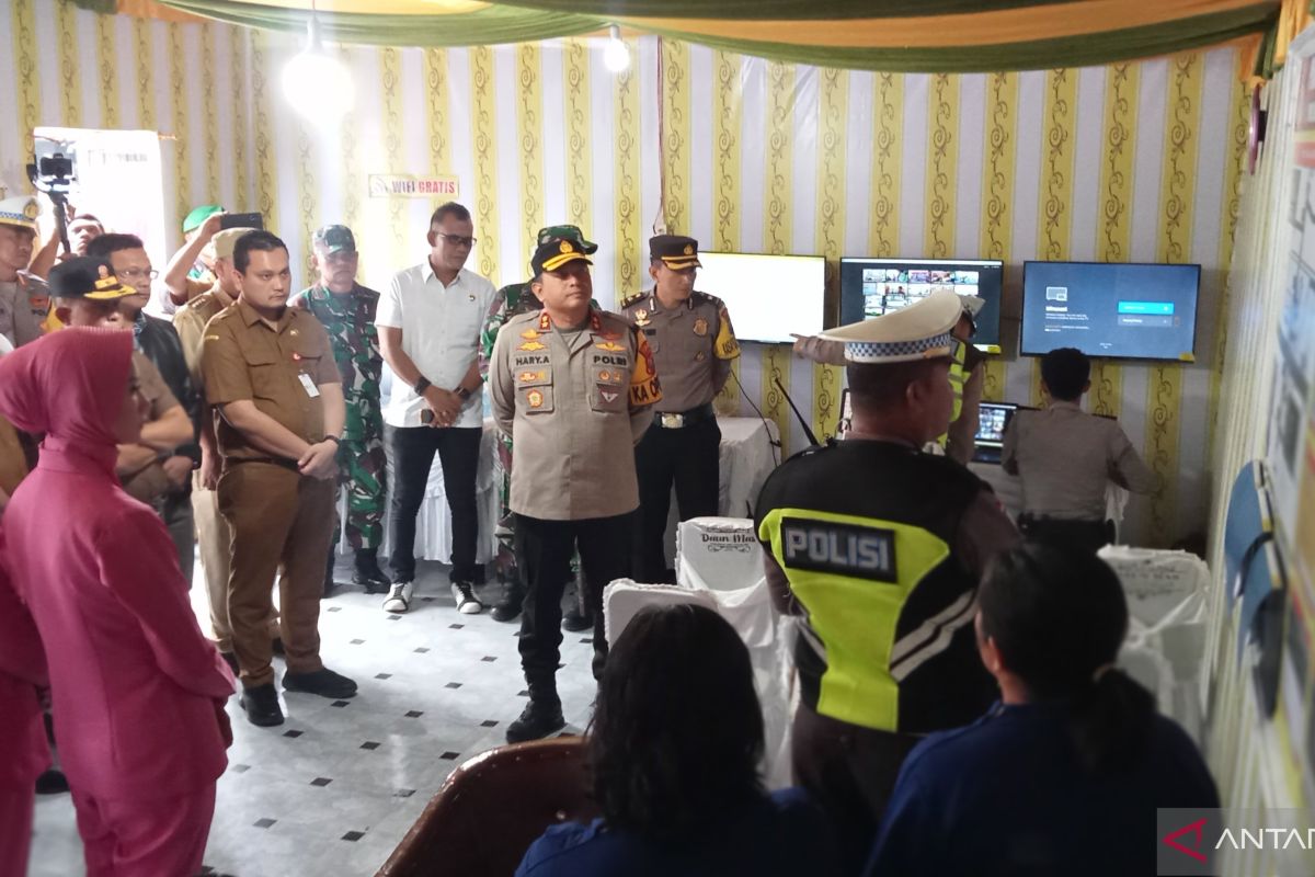 Kapolres Humbahas cek langsung Pos PAM dan Pos YAN Ops Ketupat Toba 2024