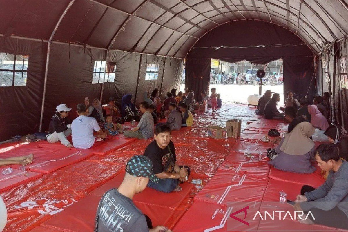 Puluhan korban kebakaran di Palangka Raya tinggal di posko pengungsian