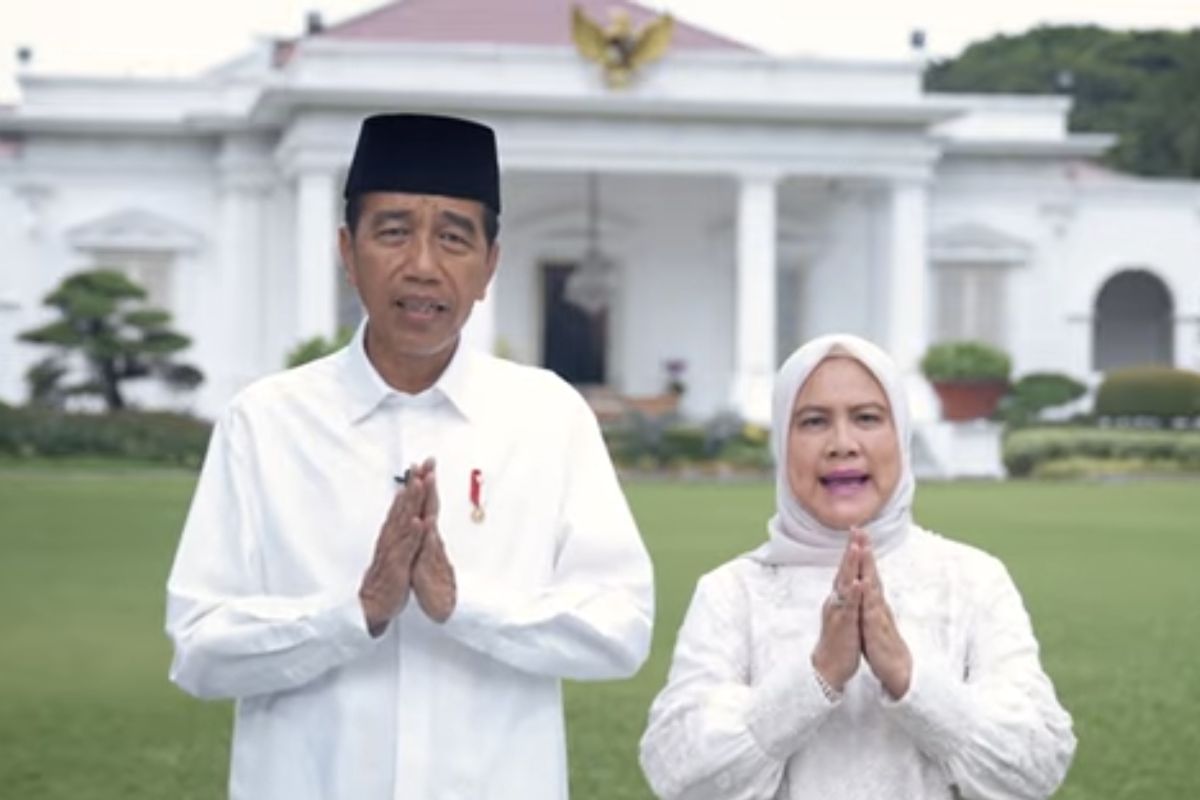 Presiden Jokowi: Idul Fitri momen saling memaafkan, merajut kembali persaudaraan
