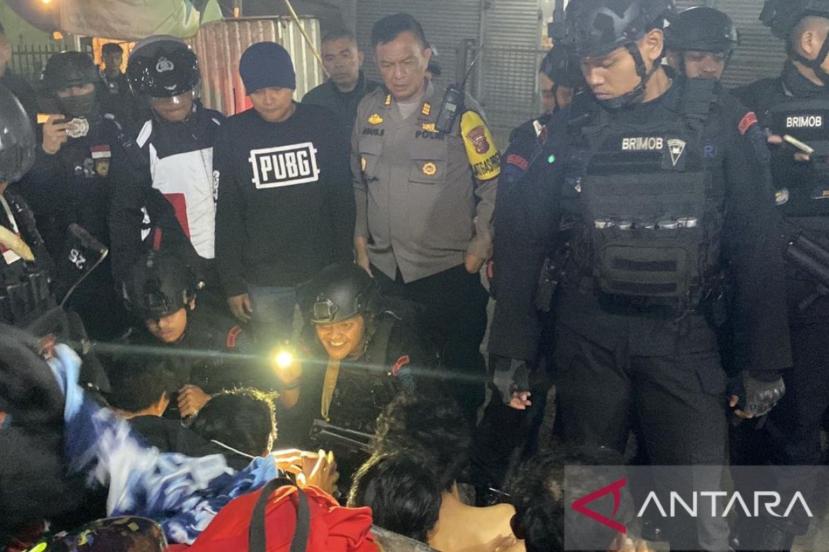 Polres Sukabumi tangkap sejumlah pemuda pembuat onar di Malam Takbir