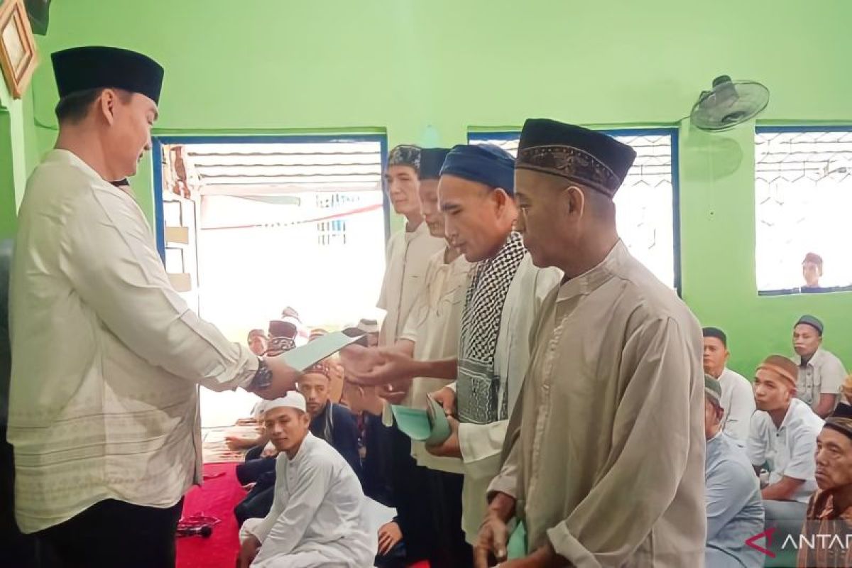 Seorang napi Rutan Baturaja dapat  remisi Idul Fitri langsung bebas