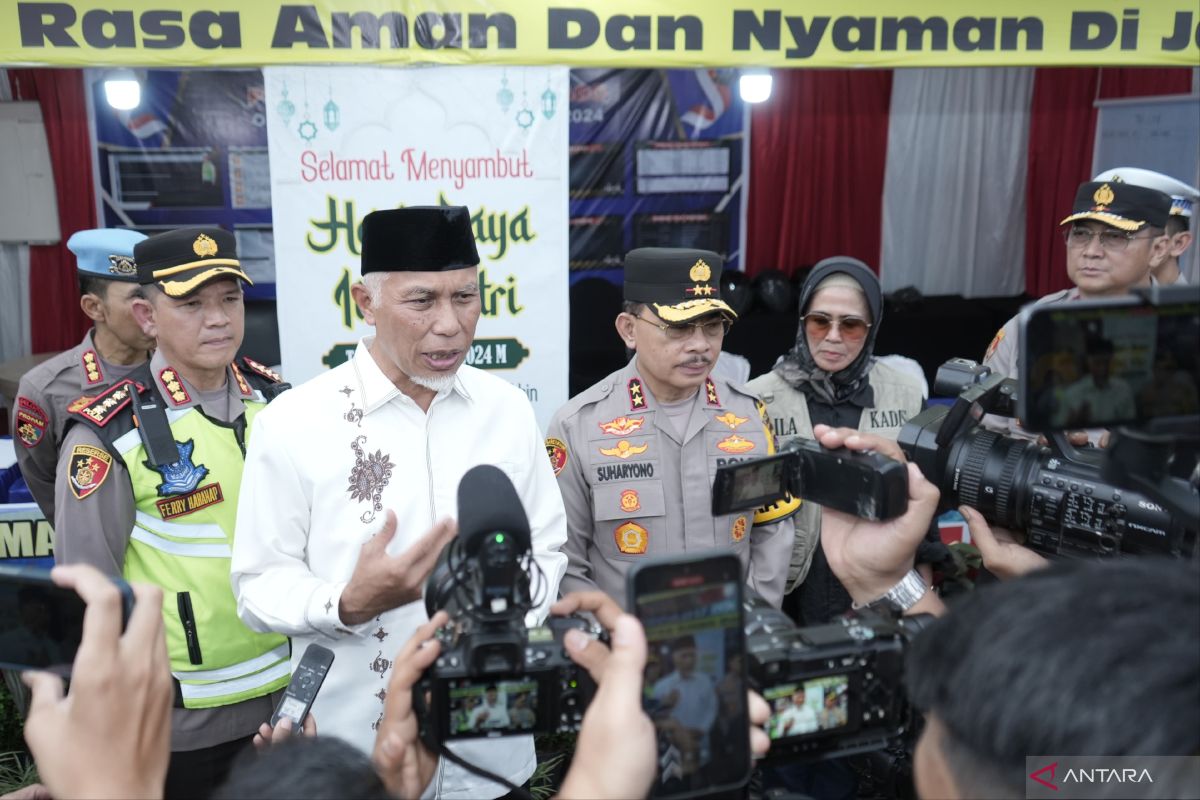 Gubernur Mahyeldi, Kapolda, dan Forkopimda Sumbar Pantau Pos Pengamanan Idul Fitri