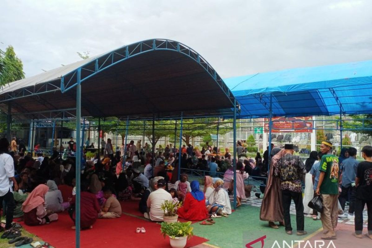 "Open House" di Lapas Palu dikunjungi ratusan keluarganya para Napi