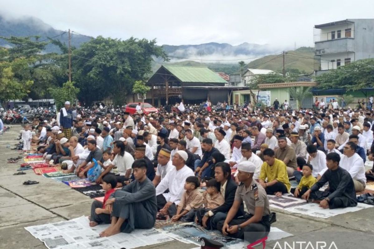 Polres Jayapura: Pelaksanaan shalat Idul Fitri berlangsung aman