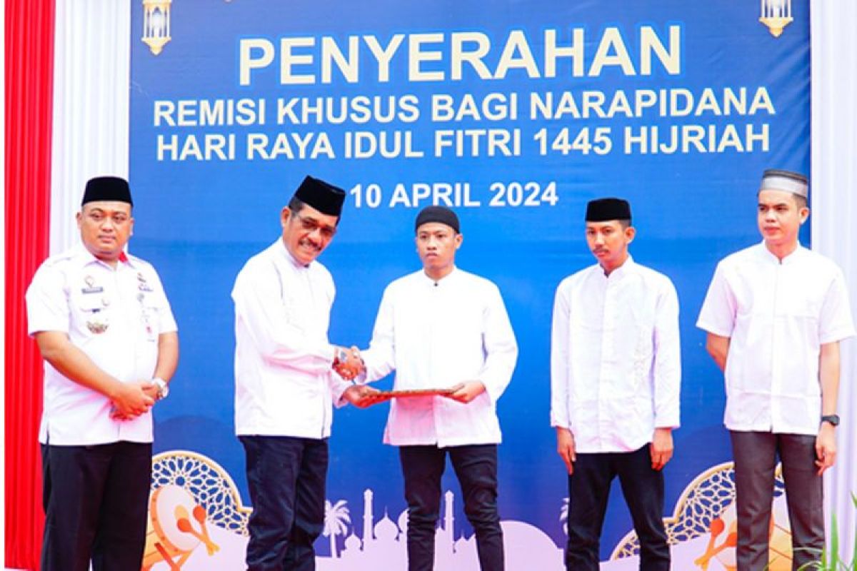 5.931 warga binaan di Sulawesi Selatan terima remisi Lebaran 2024