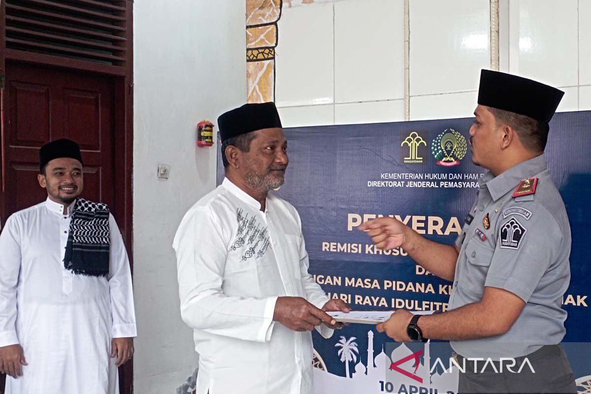 Sebanyak 259 warga binaan Rutan Banda Aceh terima remisi
