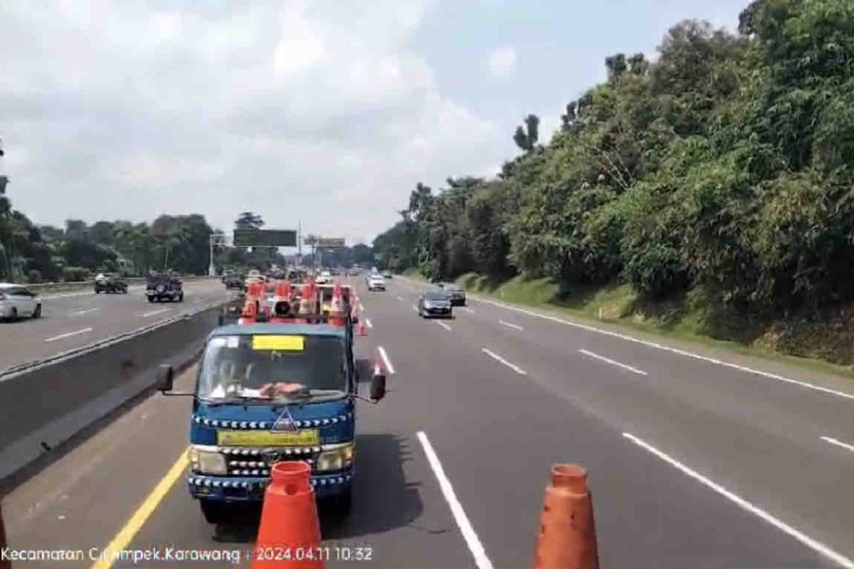 Jasa Marga terapkan "contraflow" di Tol Jakarta-Cikampek