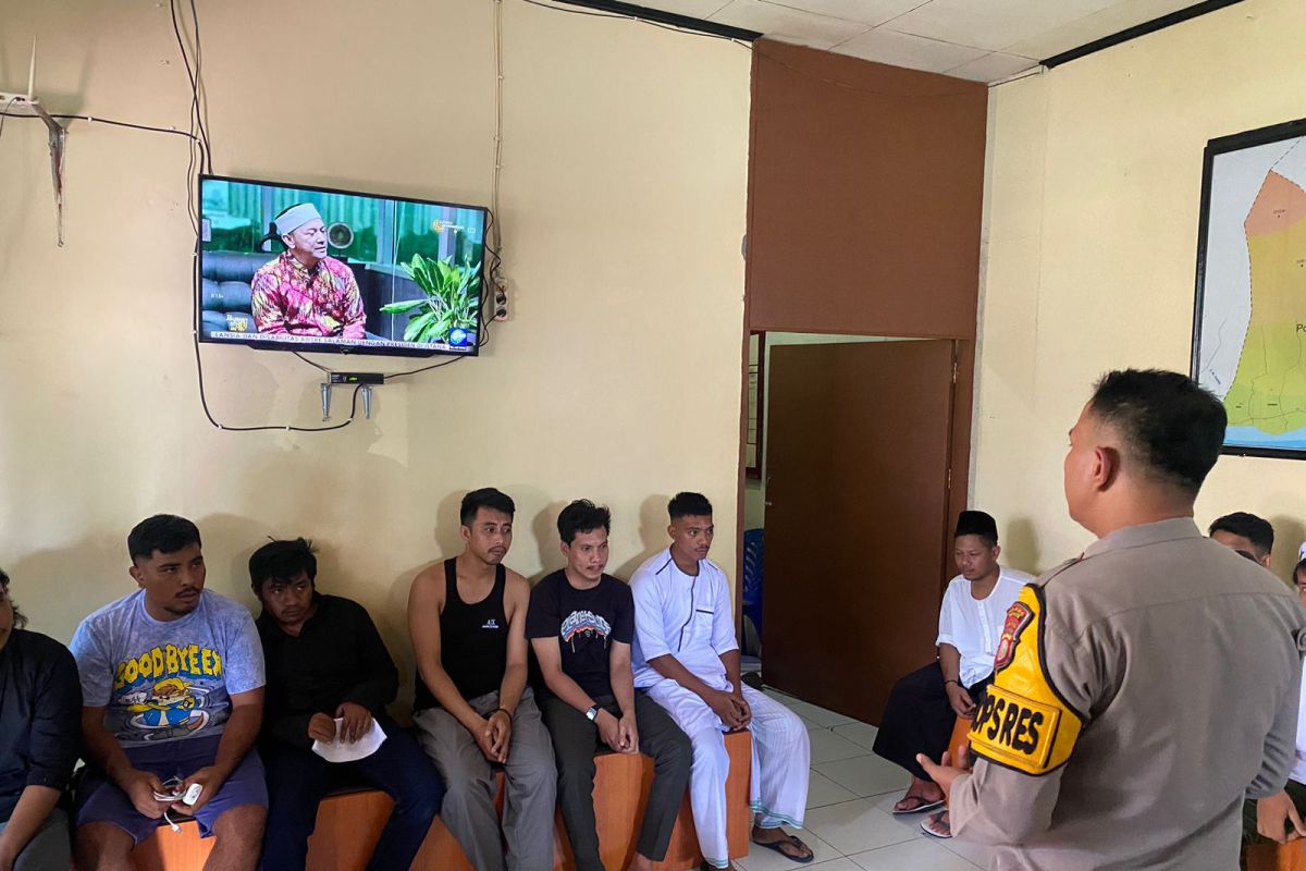 Ganggu suasana keamanan, Polres Ternate amankan 24 pemuda di Idul Fitri