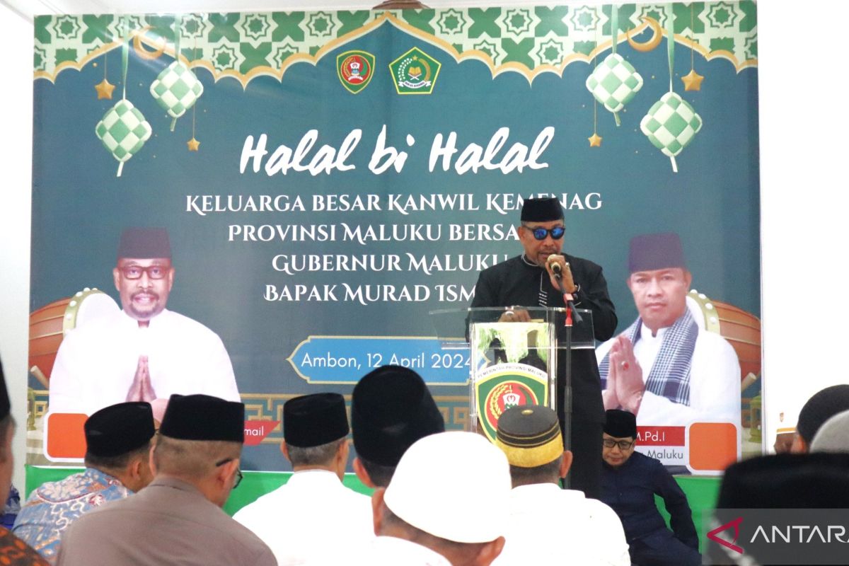 Gubernur Maluku sebut Halal bi halal pererat kolaborasi membangun daerah