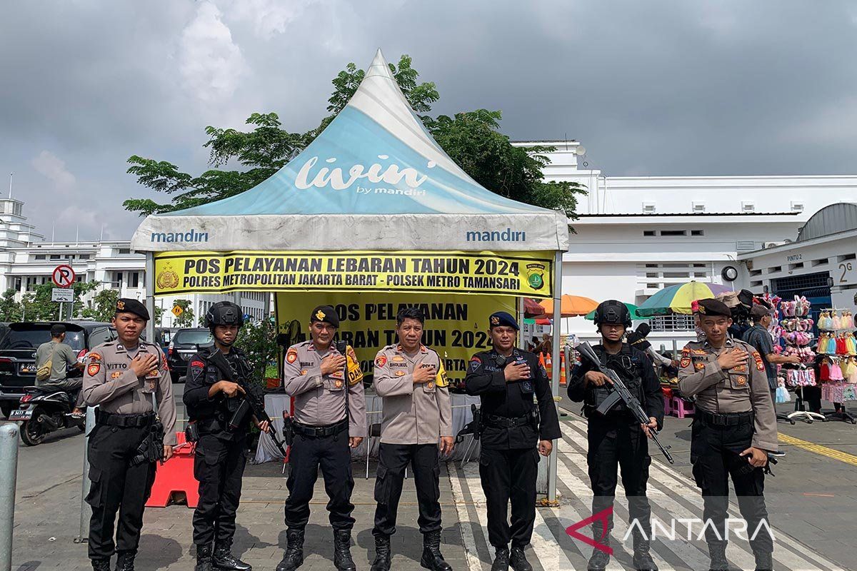 Polisi sediakan pos pengamanan di Kota Tua selama libur Lebaran