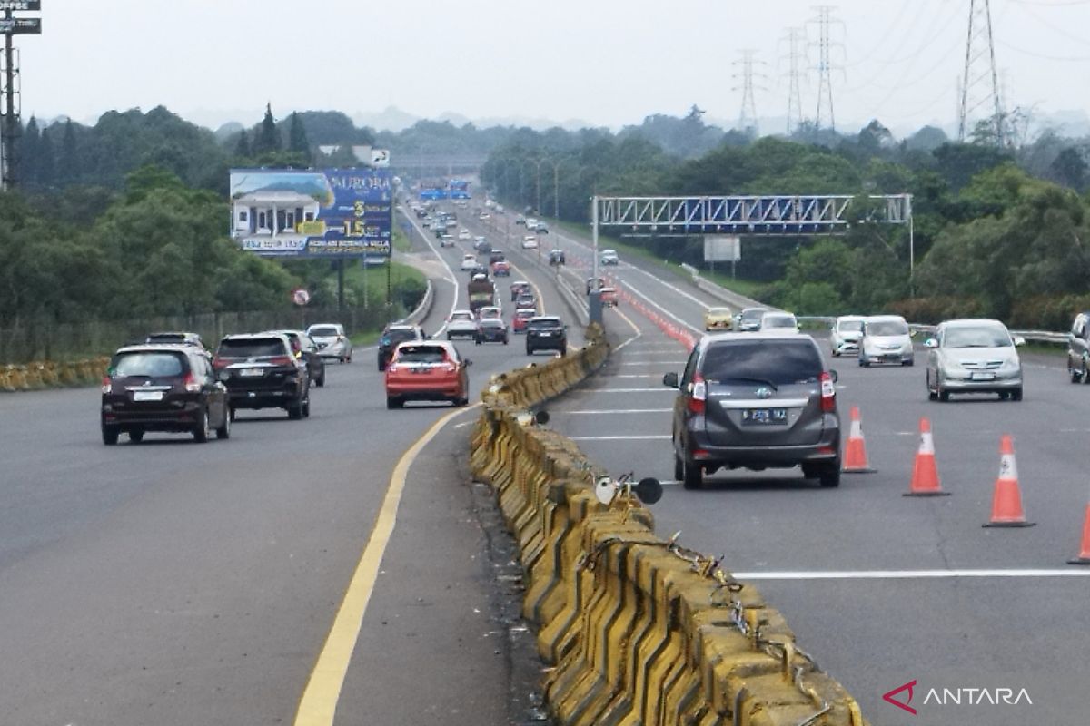 Jasamarga berlakukan contraflow H+1 mulai dari Gerbang Tol Ciawi ke Puncak