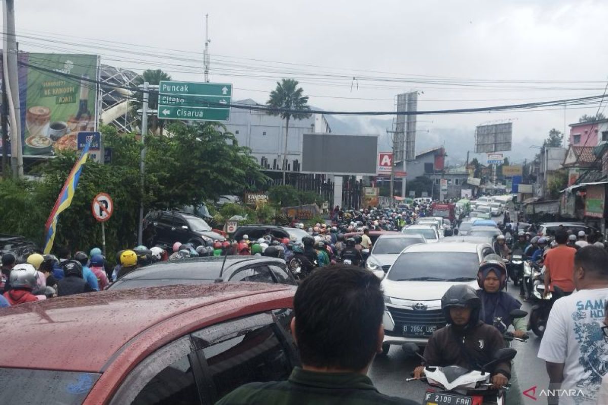 Satlantas Polres Bogor antisipasi peningkatan arus wisata ke kawasan Puncak pada H+2 Lebaran