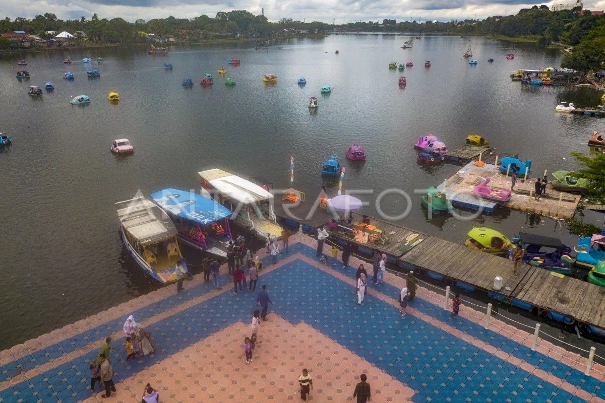 Libur lebaran di Danau Sipin Jambi