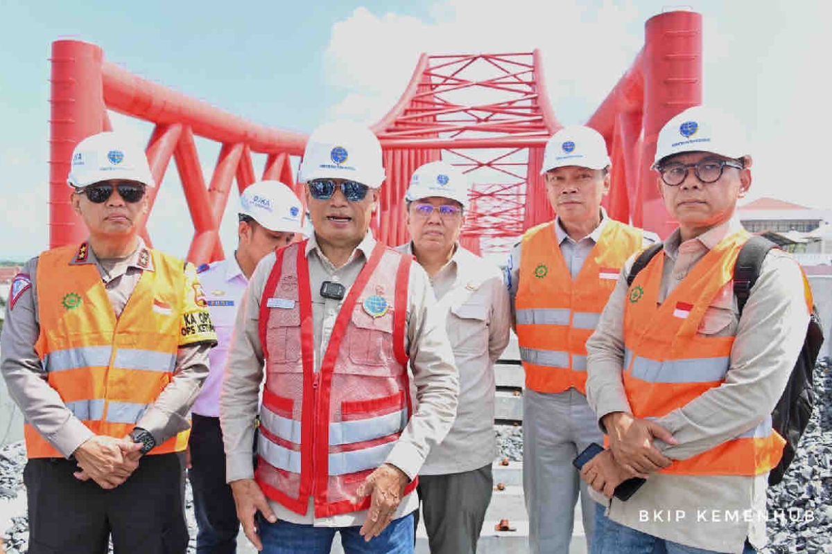 Menhub: Pembangunan jalur kereta Simpang Joglo selesai di September