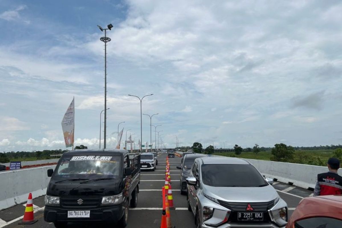 H+4 Lebaran, lalin Tol Trans Sumatera naik 113 persen dibanding normal