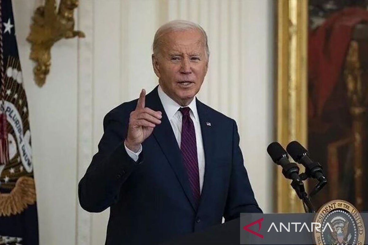 Biden umumkan pengiriman bantuan pertama melalui dermaga di Gaza