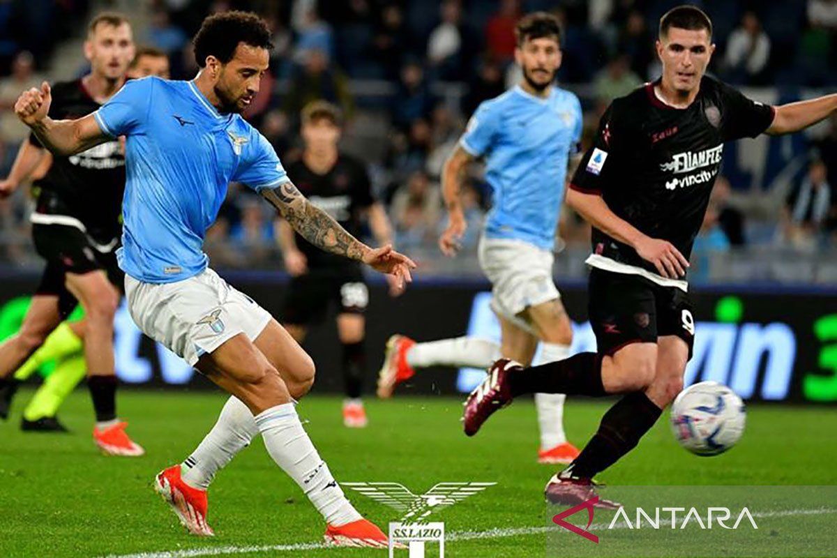 Liga Italia: Lazio kembali ke jalur kemenangan seusai hantam Salernitana 4-1