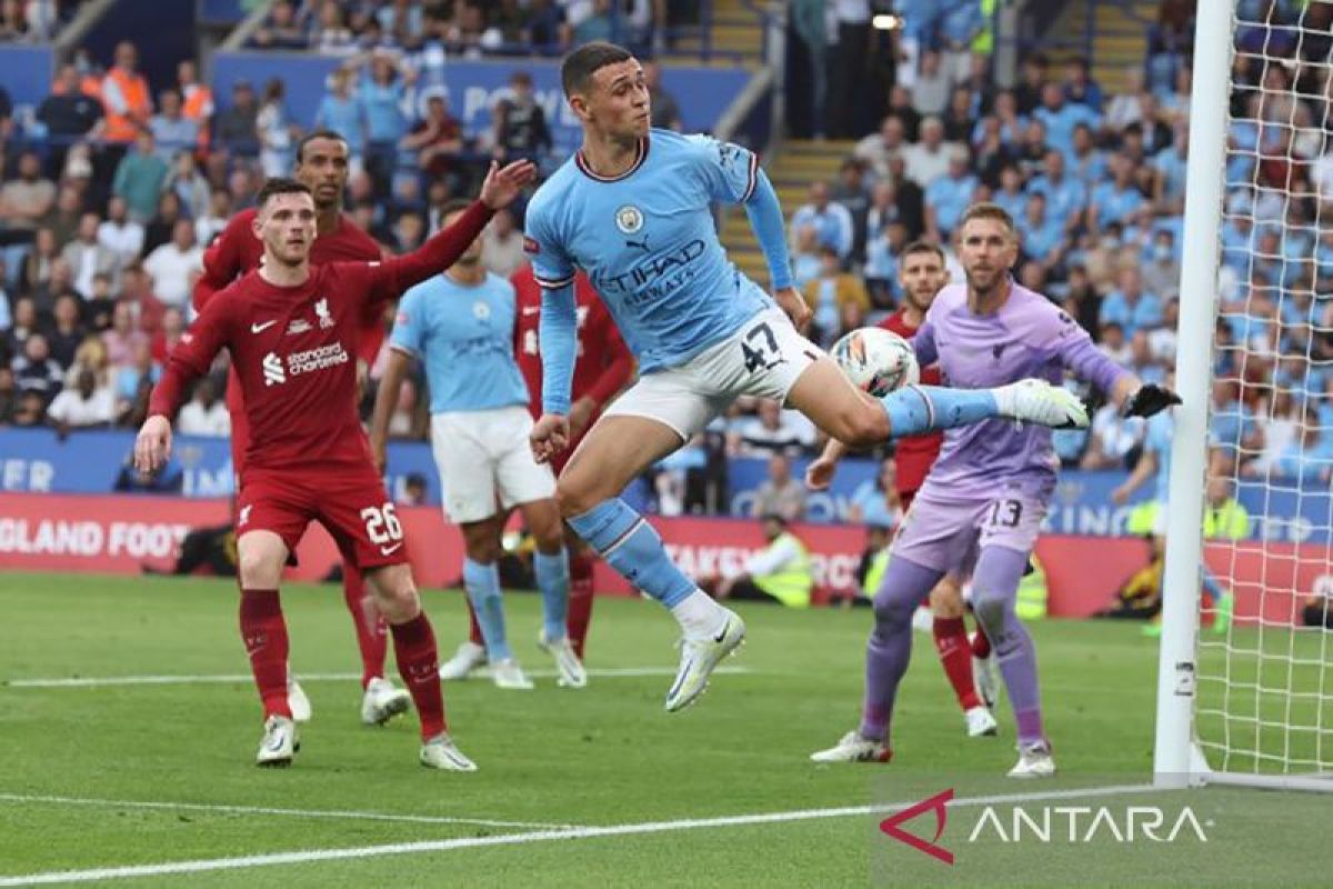 Gasak Luton 5-1, Manchester City puncaki klasemen sementara Liga Inggris