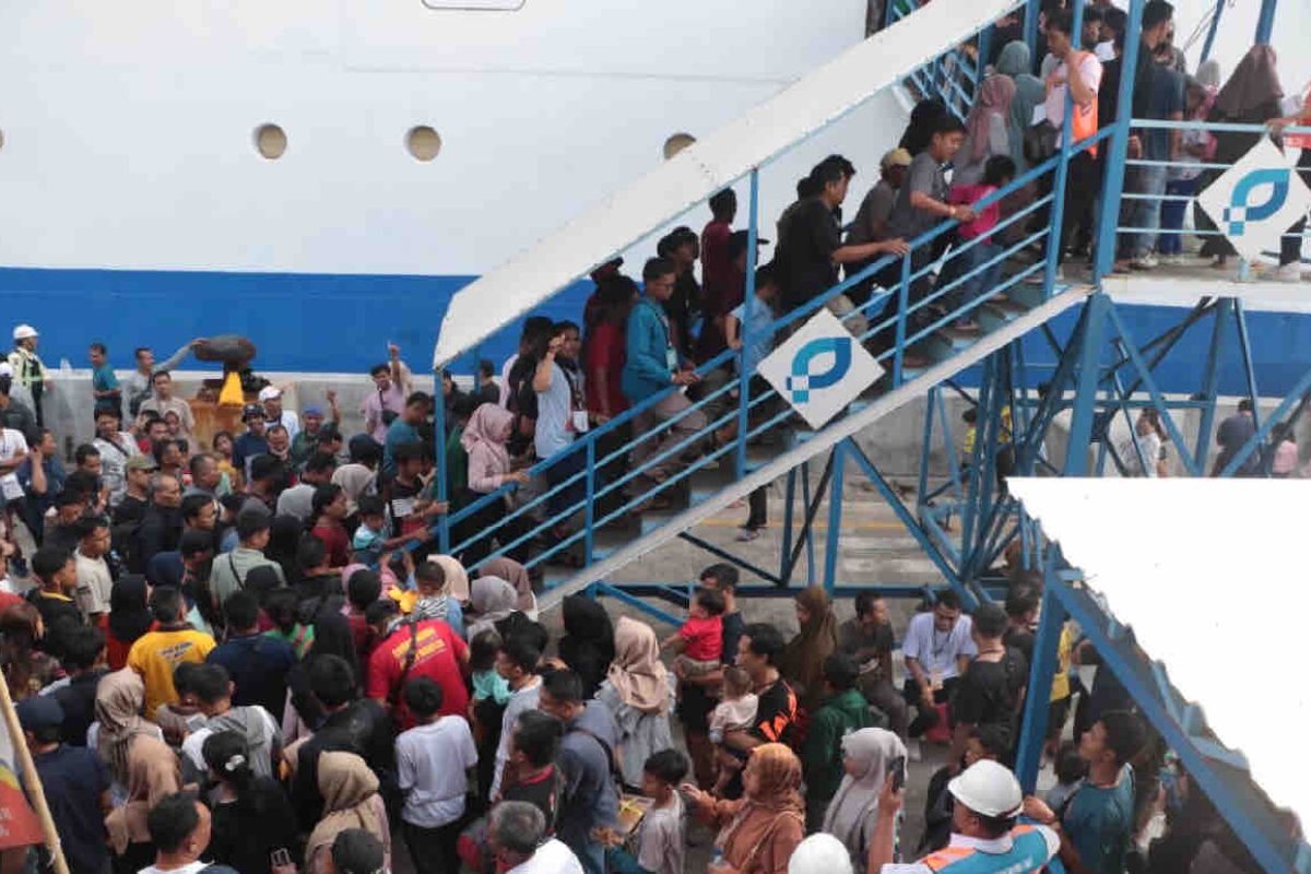 Kemenhub angkut 2.481 peserta arus balik gratis jalur kapal laut