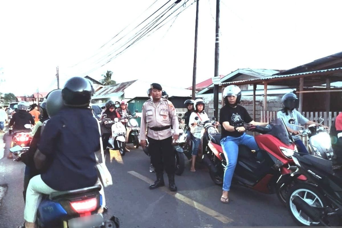 Polresta Gorontalo Kota siagakan personel di titik rawan kemacetan