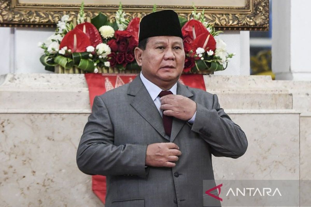 Prabowo bekerja seperti biasa di Kemhan saat MK baca putusan