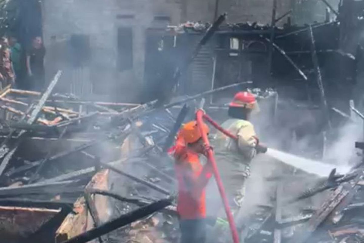 Polsek Gegerbitung-Sukabumi pastikan kebakaran rumah akibat korsleting listrik