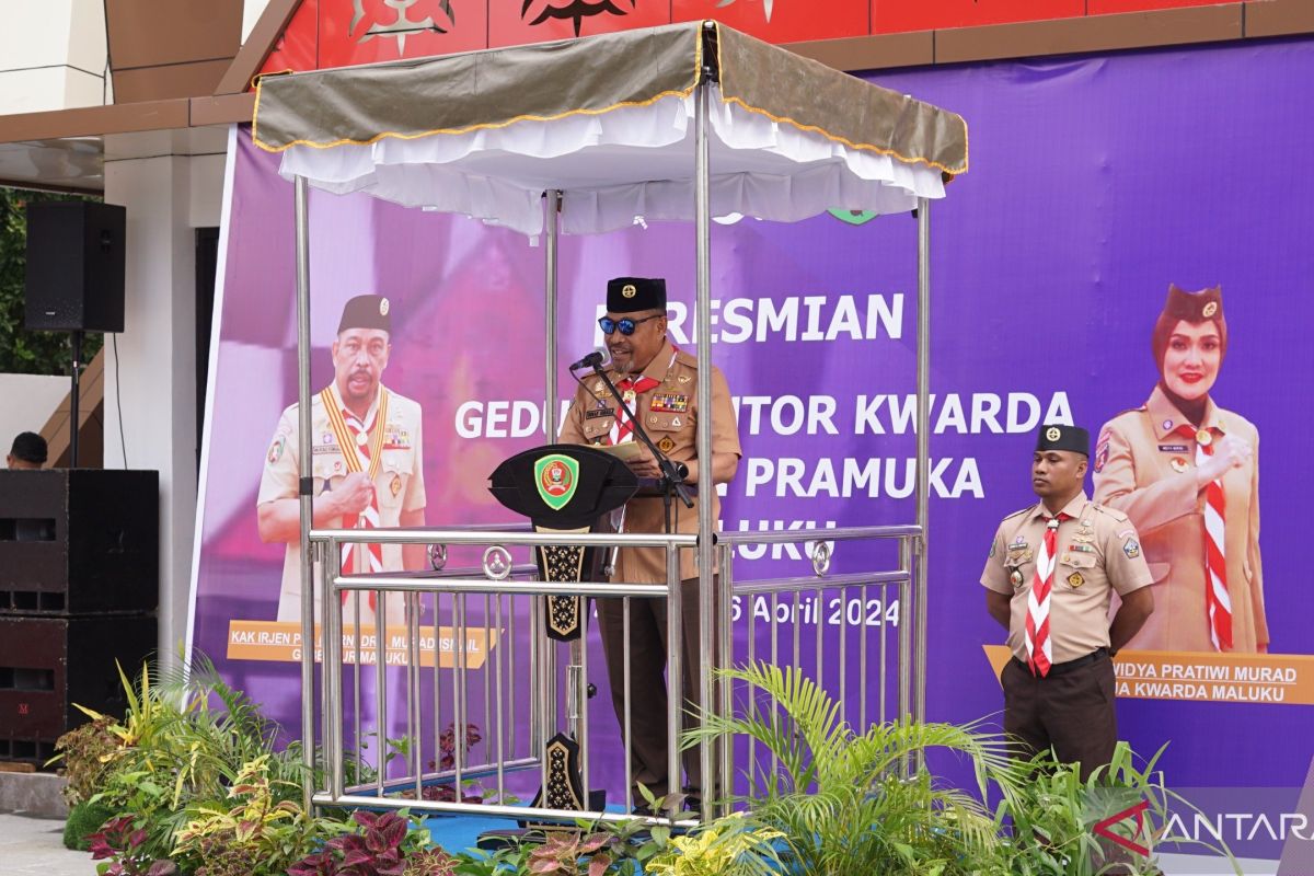 Gubernur Maluku resmikan gedung kantor kwarda pramuka
