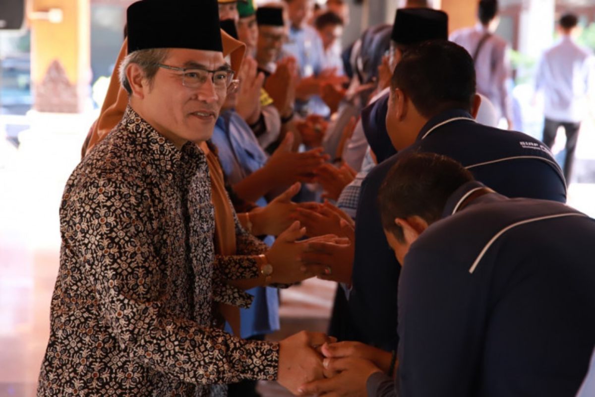 Bupati Bantul mengajak momentum Syawal untuk tingkatkan pelayanan masyarakat