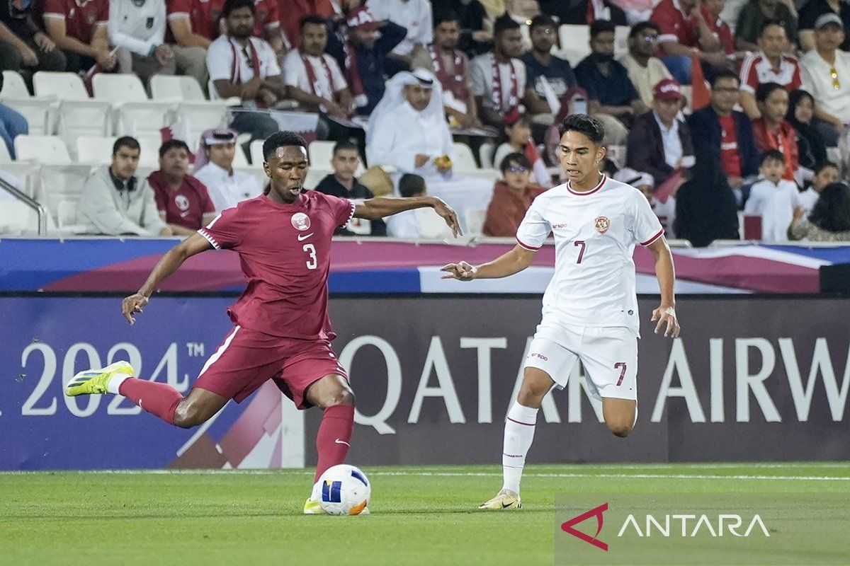 Indonesia takluk dari Qatar pada laga pembuka Piala Asia U-23