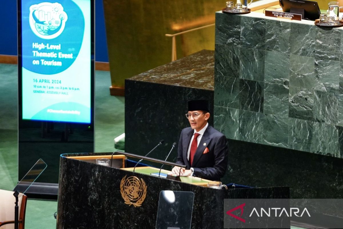 Sandi ungkap Indonesia mentransformasikan pariwisata dalam sidang UN
