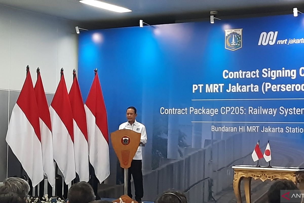 MRT Jakarta dan Sojitz Jepang resmi kerja sama bangun MRT Fase 2A