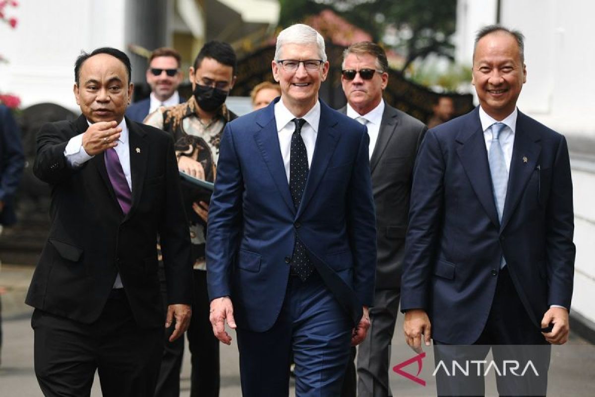 CEO Apple Tim Cook sambangi Istana bahas investasi di Indonesia