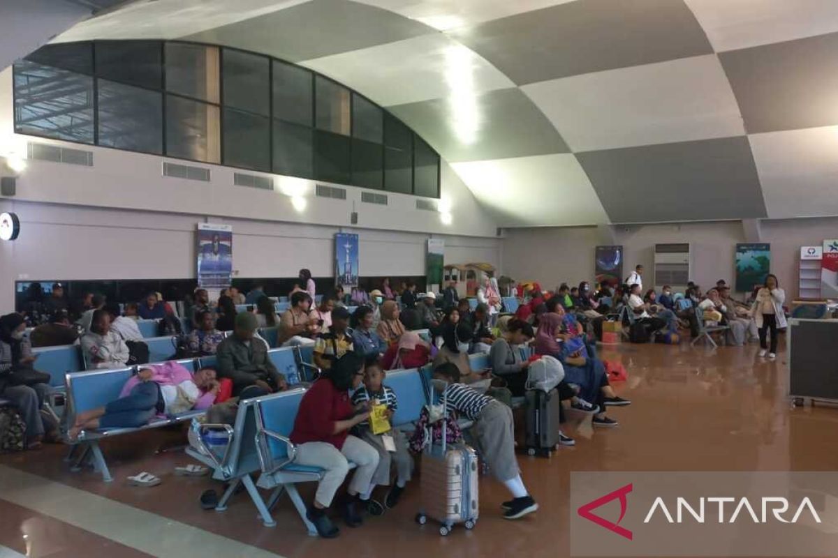 Bandara Sentani: Puncak arus balik capai 6.137 penumpang