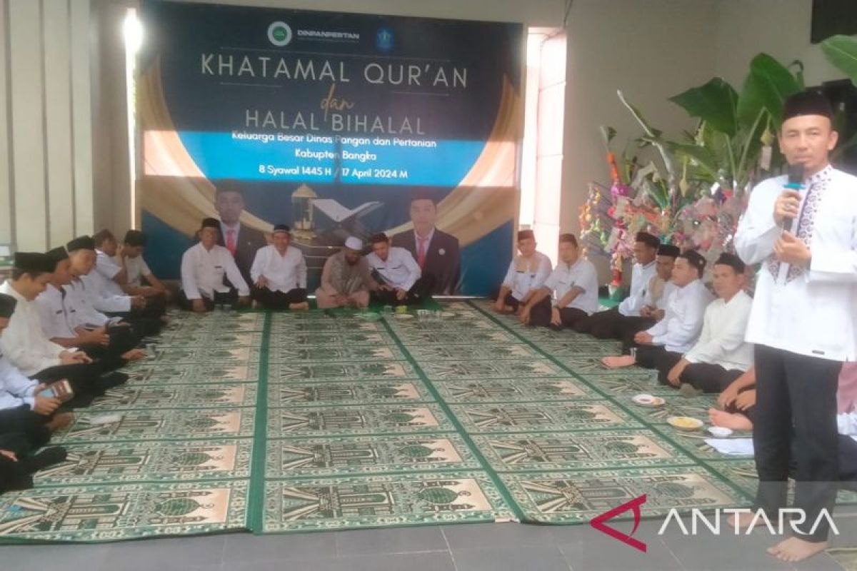 Pegawai Dinpanpertan Bangka khatam Al Quran 86 kali