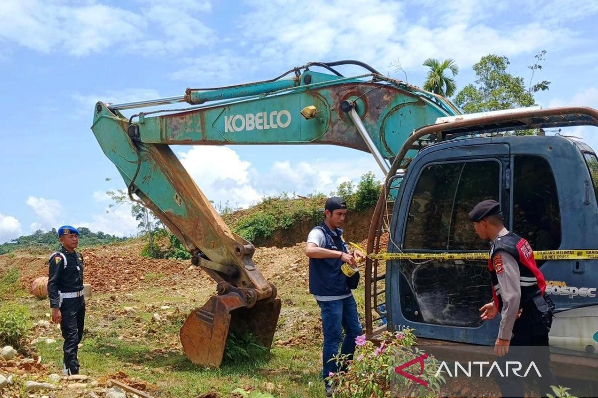 Polisi dan tim gabungan tertibkan tambang ilegal di pedalaman Nagan Raya, ini yang ditemukan