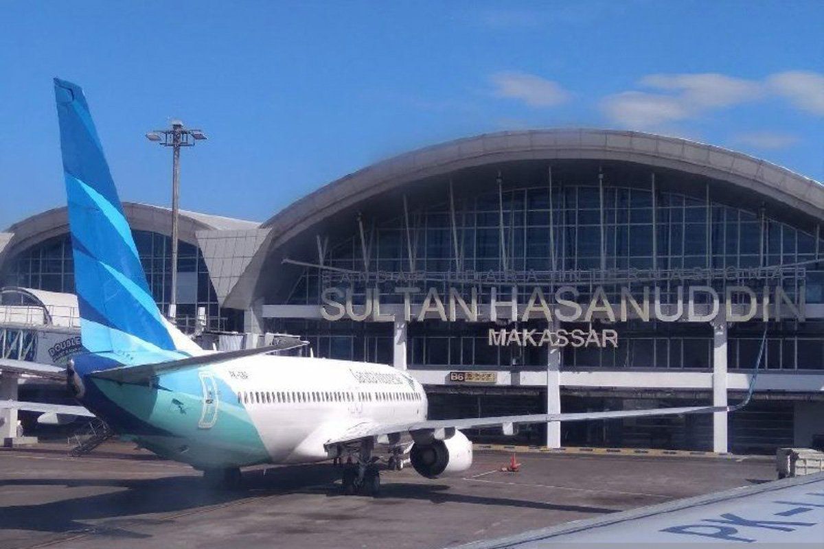 Pergerakan pesawat di Bandara Hasanuddin  Makassar capai 3.195 pesawat
