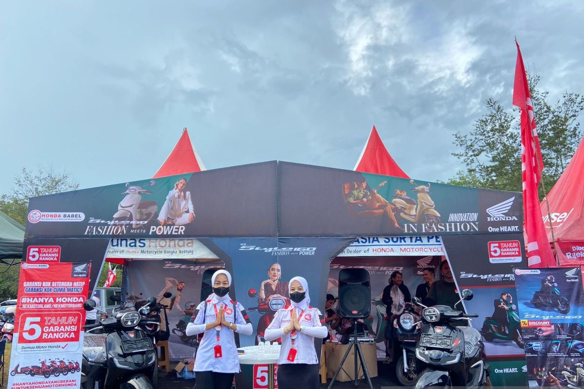 Dukung perekonomian masyarakat, Honda Babel ikut sukseskan Basel Bekecak Festival