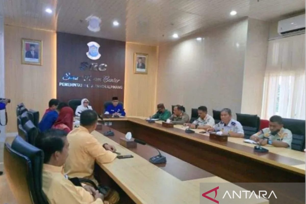 Pemkot Pangkalpinang kembali gelar rapat penataan Pasar Pagi