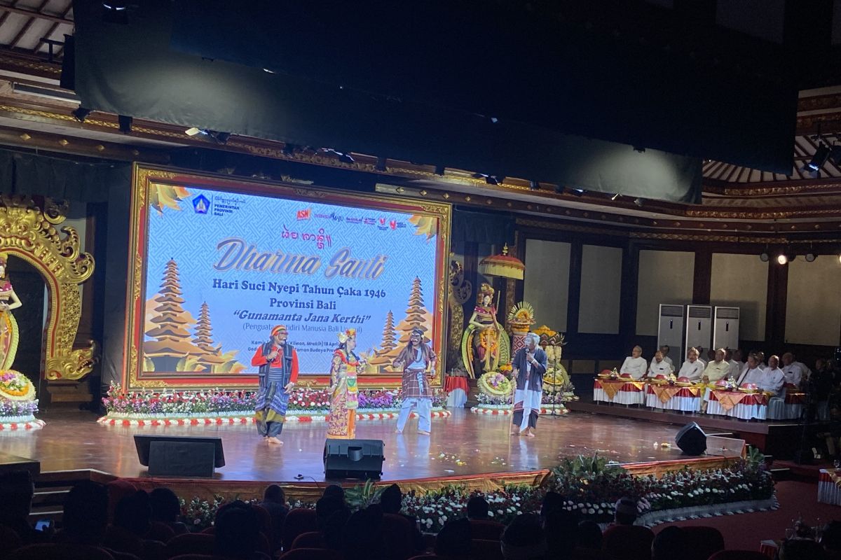 Pemprov Bali merayakan Nyepi dan Idul Fitri lewat Dharma Santi