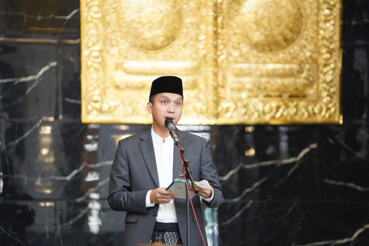 Bupati Ogan Ilir shalat idul fitri di Tanjung Senai