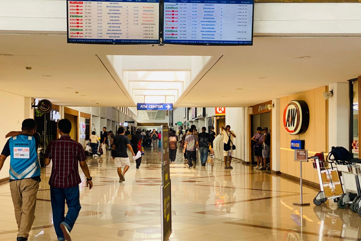 Penumpang Bandara Juanda capai 700 ribu orang selama angkutan Lebaran